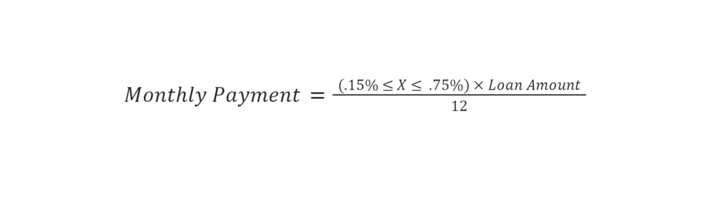 Mortgage insurance premium calculator